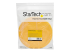 HKLP25YW - StarTech.com 25ft Hook and Loop Roll, Cut-to-Size Reusable Cable Ties, Bulk Industrial Wire Fastener Tape/Adjustable Fabric Wraps Yellow/Resuable Self Gripping Cable Management Straps - Front
