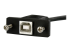 USBPNLBFBM1 - StarTech.com 1 ft Panel Mount USB Cable B to B - Close up