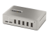 10G8A2CS-USB-C-HUB - StarTech.com 10-Port USB-C Hub, 8x USB-A + 2x USB-C, Self-Powered w/ 65W Power Supply, USB 3.1 10Gbps Hub w/ BC1.2 Charging, Desktop/Laptop USB Hub with 3ft Locking USB-IF Certified Cable - Right-angle