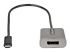 CDP2DPEC - StarTech USB C to DisplayPort Adapter, 8K/4K 60Hz USB-C to DisplayPort 1.4 Adapter Dongle, USB Type-C to DP Monitor Video Converter, Thunderbolt 3 Compatible, w/12" Long Attached Cable - Left side
