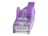 N6PATCH100PL - StarTech.com 100ft CAT6 Ethernet Cable, 10 Gigabit Snagless RJ45 650MHz 100W PoE Patch Cord, CAT 6 10GbE UTP Network Cable w/Strain Relief, Purple, Fluke Tested/Wiring is UL Certified/TIA - Close up