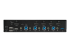 SV431HU34K6 - StarTech.com 4 Port HDMI KVM Switch, Single Monitor 4K 60Hz Ultra HD HDR, Desktop HDMI 2.0 KVM Switch with 2 Port USB 3.0 Hub (5Gbps) & 4x USB 2.0 HID Ports, Audio, Hotkey Switching, TAA - Back