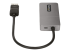 MST14DP123HD - StarTech.com 3-Port MST Hub, DisplayPort to Triple HDMI Monitors, 4K 60Hz, DP 1.4 Multi-Monitor Video Adapter with 1ft (30cm) Built-in Cable, USB Powered, Windows Only - Right side