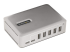 10G5A2CS-USB-C-HUB - StarTech.com 7-Port USB-C Hub, 5x USB-A + 2x USB-C, Self-Powered w/ 65W Power Supply, USB 3.1 10Gbps Hub w/ BC1.2 Charging, Desktop/Laptop USB Hub with 3ft Locking USB-IF Certified Cable - Left-angle
