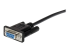MXT10050CMBK - StarTech.com 0.5m Black Straight Through DB9 RS232 Serial Cable - Right-angle