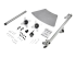 ARMDUOSS - StarTech.com Dual Monitor Stand, Ergonomic Free Standing Dual Monitor Desktop Stand for two 24" VESA Mount Displays, Synchronized Height Adjustable, Double Monitor Pole Mount, Silver - Right-angle