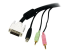 USBDVI4N1A10 - StarTech.com 4-in-1 USB DVI KVM Cable - Close up