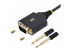 1P6FFCN-USB-SERIAL - StarTech.com 6.6ft/2m USB to Null Modem Serial Adapter Cable, FTDI, RS232 - Close up