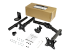 ARMDUAL3 - StarTech.com Desk Mount Dual Monitor Arm, Desk Clamp VESA Compatible Monitor Mount for up to 32 inch Displays, Ergonomic Articulating Monitor Arm, Height Adjustable/Tilt/Swivel/Rotating - Multi-angle