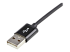 USBLT2MB - StarTech.com 2m (6ft) Long Black Apple® 8-pin Lightning Connector to USB Cable for iPhone / iPod / iPad - Close up