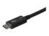 TBLT34MM80CM - StarTech.com 2.6ft (80cm) Thunderbolt 3 Cable, 40Gbps, 100W PD, 4K/5K Video, Thunderbolt-Certified, Compatible w/ TB4/USB 3.2/DisplayPort - Close up