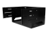 WALLSHELF4U - StarTech.com 4U Open Frame Wall Mount Network Rack w/ Built in Shelf - Right-angle