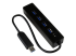 ST4300PBU3 - StarTech.com 4-Port USB 3.0 Hub with Built-in Cable - Right-angle