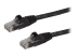 N6PATCH100BK - StarTech.com 100ft CAT6 Ethernet Cable, 10 Gigabit Snagless RJ45 650MHz 100W PoE Patch Cord, CAT 6 10GbE UTP Network Cable w/Strain Relief, Black, Fluke Tested/Wiring is UL Certified/TIA - Right-angle