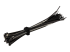 B506I-HOOK-LOOP-TIES - StarTech.com 6in Hook and Loop Cable Ties, 50 Pack, Black, Reusable Cable Straps, Adjustable and Flexible, Cord Organizer Tie/Wraps for Professional Cable Management - Right-angle