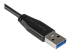 USB3AU50CMRS - StarTech.com 0.5m 20in Slim Micro USB 3.0 Cable M/M - Close up