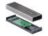 M2-USB-C-NVME-SATA - StarTech.com USB-C 10Gbps to M.2 NVMe or M.2 SATA SSD Enclosure, Tool-free M.2 PCIe/SATA NGFF SSD Enclosure, Portable Aluminum Case, USB Type-C & USB-A Host Cables, For 2230/2242/2260/2280 - Inside