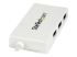 HB30C3A1CFBW - StarTech.com 4 Port USB C Hub with 1x USB-C & 3x USB-A Ports (SuperSpeed 5Gbps), USB Bus Powered, Compact Portable/Laptop USB 3.0 Adapter Hub, USB 3.1 Gen 1/USB 3.2 Gen 1 Type-C Hub, White - Left-angle