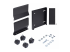 CPUMOBILESTND - StarTech.com Computer Tower Cart Rolling CPU Caddy w/ Wheels, Adjustable - Right-angle