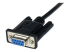 SCNM9FM2MBK - StarTech.com 2m Black DB9 RS232 Serial Null Modem Cable F/M - Close up
