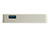 US1GC301AUW - StarTech.com USB C to Gigabit Ethernet Adapter with USB A Port, White 1Gbps NIC USB 3.0/USB 3.1 Type C Network Adapter, 1GbE USB-C RJ45/LAN TB3 Compatible Windows MacBook Pro Chromebook - Top