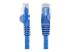 N6PATCH100BL - StarTech.com 100ft CAT6 Ethernet Cable, 10 Gigabit Snagless RJ45 650MHz 100W PoE Patch Cord, CAT 6 10GbE UTP Network Cable w/Strain Relief, Blue, Fluke Tested/Wiring is UL Certified/TIA - Front