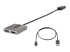 MST14DP122HD - StarTech.com DP to Dual HDMI MST HUB, Dual HDMI 4K 60Hz, DisplayPort Multi Monitor Adapter with 1ft (30cm) Cable, DP 1.4 Multi Stream Transport Hub, DSC | HBR3, DP to 2x HDMI Ports - Left-angle