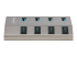 5G4AIBS-USB-HUB-EU - StarTech.com 4-Port Self-Powered USB-C Hub with Individual On/Off Switches, USB 3.0 5Gbps Expansion Hub w/Power Supply, Desktop/Laptop USB-C to USB-A Hub, 4x BC 1.2 (1.5A), USB Type C Hub - Front