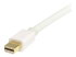 MDP2DPMM3MW - StarTech.com 3m 10 ft White Mini DisplayPort to DisplayPort 1.2 Adapter Cable M/M - Close up