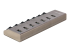 5G7AIBS-USB-HUB-EU - StarTech.com 7-Port Self-Powered USB-C Hub with Individual On/Off Switches, USB 3.0 5Gbps Expansion Hub w/Power Supply, Desktop/Laptop USB-C to USB-A Hub, 7x BC 1.2 (1.5A), USB Type C Hub - Back