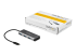 HB31C3ASDMB - StarTech.com 3 Port 10Gbps USB C Hub with SD Card Reader, 3x USB-A & 1x SD Slot, Portable USB 3.1/3.2 Gen 2 Type C Adapter Hub, Laptop Hub, USB Bus Powered, Thunderbolt 3 Compatible - Left-angle