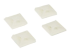 CBMCTM1 - StarTech.com 100 Pack Cable Tie Mounts with Adhesive Tape for 0.13 in. (3.2 mm) Wide Ties, Nylon/Plastic Zip Tie Mounts, Electrical/Network Cable Wrap Mounts / 94V-2 Fire & UL Rated TAA - Left-angle