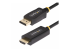 6F-DP-HDMI-4K60-HDR - StarTech.com 6.6ft (2m) DisplayPort to HDMI Adapter Cable, 4K 60Hz with HDR, DP to HDMI 2.0b, Active Video Converter, DisplayPort Desktop to HDMI Monitor, M/M - Right-angle