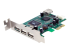 PEXUSB4DP - StarTech.com 4 Port PCI Express Low Profile High Speed USB Card - Left-angle