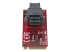 M2E4SFF8643 - StarTech.com U.2 to M.2 Adapter - Left side