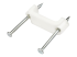 CBMDNMCC2 - StarTech.com 100 Pack Cable Clips with Nails, Two Steel Nails, Reusable Nail-in Clamps, Brick/Drywall Cable Fasteners, Ethernet Cord/AV/Coax Cable, PE Plastic Mounting Cable Tacks, White - Back