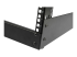 RK4OD - StarTech.com 4U 19" Desktop Open Frame Rack, 2 Post Free-Standing Network Rack Switch Depth for Patch Panel/Data/AV/IT/Communication/Studio/Computer Equipment 66lb Cap. w/ Cage Nuts/Screws - Close up