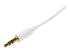 MU2MMMSWH - StarTech.com 2m White Slim 3.5mm Stereo Audio Cable - Right-angle