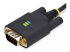 1P10FFC-USB-SERIAL - StarTech.com 10ft (3m) USB to Serial Adapter Cable, Interchangeable DB9 Screws/Nuts, COM Retention, USB-A to DB9 RS232, FTDI IC, Level-4 ESD Protection, Windows/macOS/ChromeOS/Linux - Close up