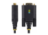 1P6FFCN-USB-SERIAL - StarTech.com 6.6ft/2m USB to Null Modem Serial Adapter Cable, FTDI, RS232 - Close up