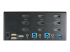 SV231TDPU34K - StarTech.com 2 Port Triple Monitor DisplayPort KVM Switch, 4K 60Hz UHD HDR, Desktop 4K DP 1.2 KVM with 2 Port USB 3.0 Hub (5Gbps) & 4x USB 2.0 HID Ports, Audio, Hotkey Switching, TAA - Back