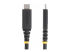 1M-40G-USB4-CABLE - StarTech.com 1m (3.3ft) USB4 Cable, USB-IF Certified USB-C Cable, 40 Gbps - Close up
