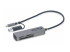 FCREADMICRO3V2 - StarTech.com USB 3.0 Multi-Media Memory Card Reader, SD/microSD/CompactFlash Card Reader, Portable USB 5Gbps Card Adapter, External USB-C Card Reader with Attached USB-A Adapter - Left-angle