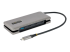 HB31CM1A3CB - StarTech.com 4-Port USB-C Hub, 1x USB-A and 3x USB-C Ports, USB 3.1 10Gbps, Bus Powered, USB Type C Hub with 9.8in (25cm) Wrap-Around Cable, Portable USB-C to USB-A Hub - Back