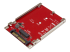 U2M2E125 - StarTech.com M.2. PCI-e NVMe to U.2 (SFF-8639) Adapter - Right-angle