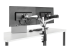 ARMDUAL30 - StarTech.com Desk Mount Dual Monitor Arm - Back