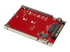 U2M2E125 - StarTech.com M.2. PCI-e NVMe to U.2 (SFF-8639) Adapter - Left-angle