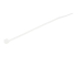 CBMZT4N - StarTech.com 10cm(4") Cable Ties, 2mm(1/16") wide, 22mm(7/8") Bundle Diameter, 8kg(18lb) Tensile Strength, Nylon Self Locking Zip Ties with Curved Tip, 94V-2/UL Listed, 100 Pack, White - Back