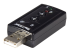 ICUSBAUDIO7 - StarTech.com Virtual 7.1 USB Stereo Audio Adapter External Sound Card - Right-angle