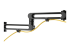 ARMDUAL3 - StarTech.com Desk Mount Dual Monitor Arm, Desk Clamp VESA Compatible Monitor Mount for up to 32 inch Displays, Ergonomic Articulating Monitor Arm, Height Adjustable/Tilt/Swivel/Rotating - Close up